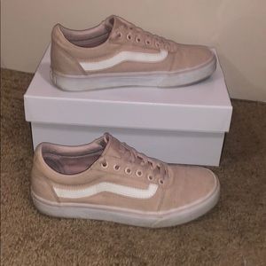 Pastel pink vans